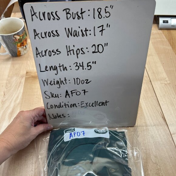 Banana Republic Factory Green Long Sleeve Mini Shift Dress Size 6 - Picture 11 of 11